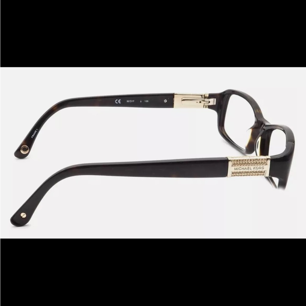 Michael Kors Eyeglasses MK834 206 Dark Tortoise Rectangular Frame 52-17-135 - Picture 4 of 16